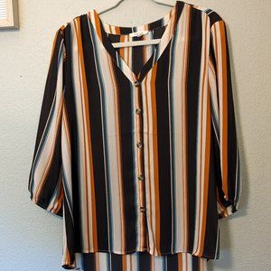 Striped Blouse - Maurices
